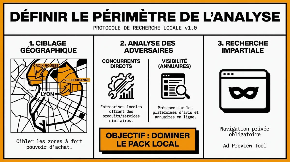 Infographie : Définir le périmètre de l'analyse