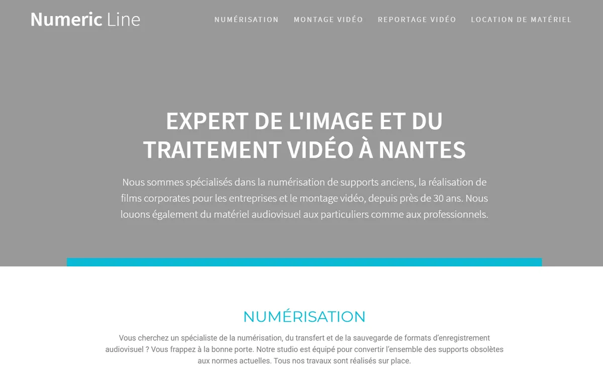 PersoClip Digital : le site avant la refonte