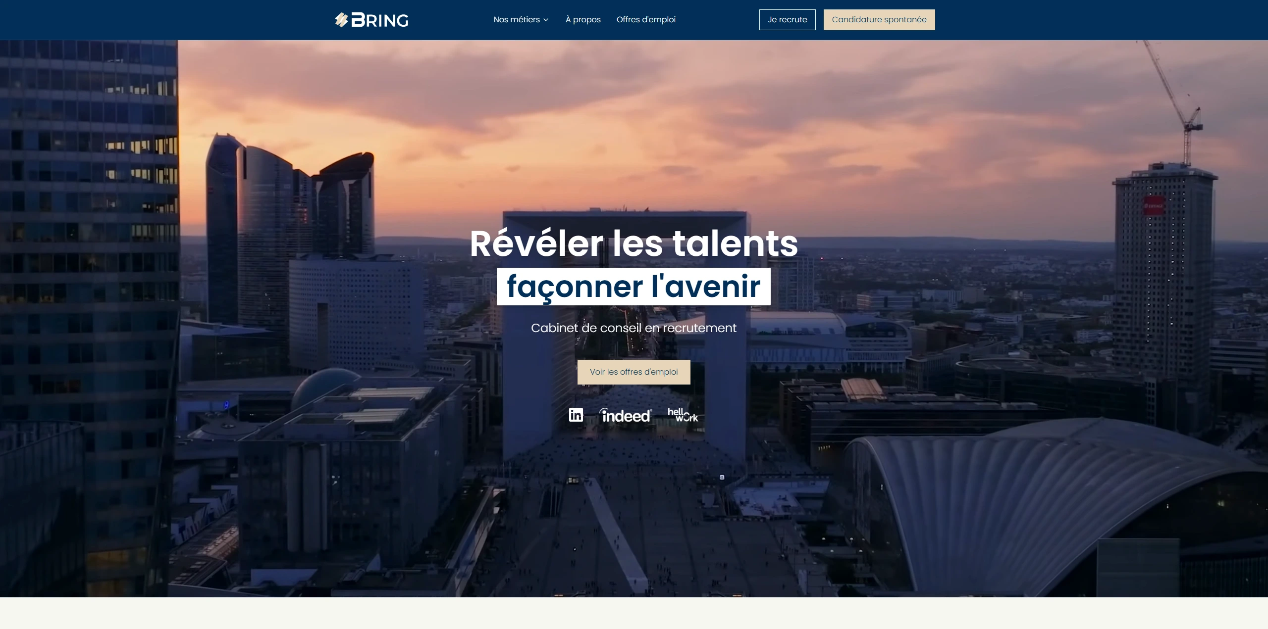 Site web - Thibault, fondateur du cabinet Bring