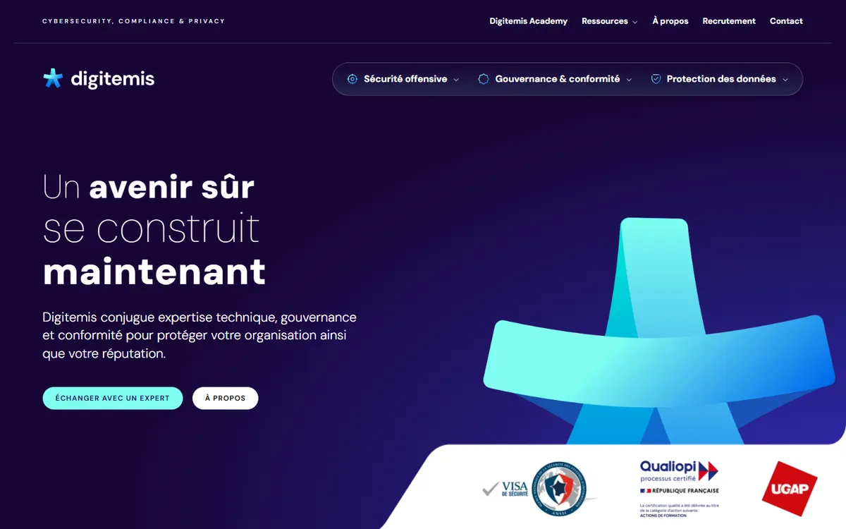 Digitemis : le site après la refonte