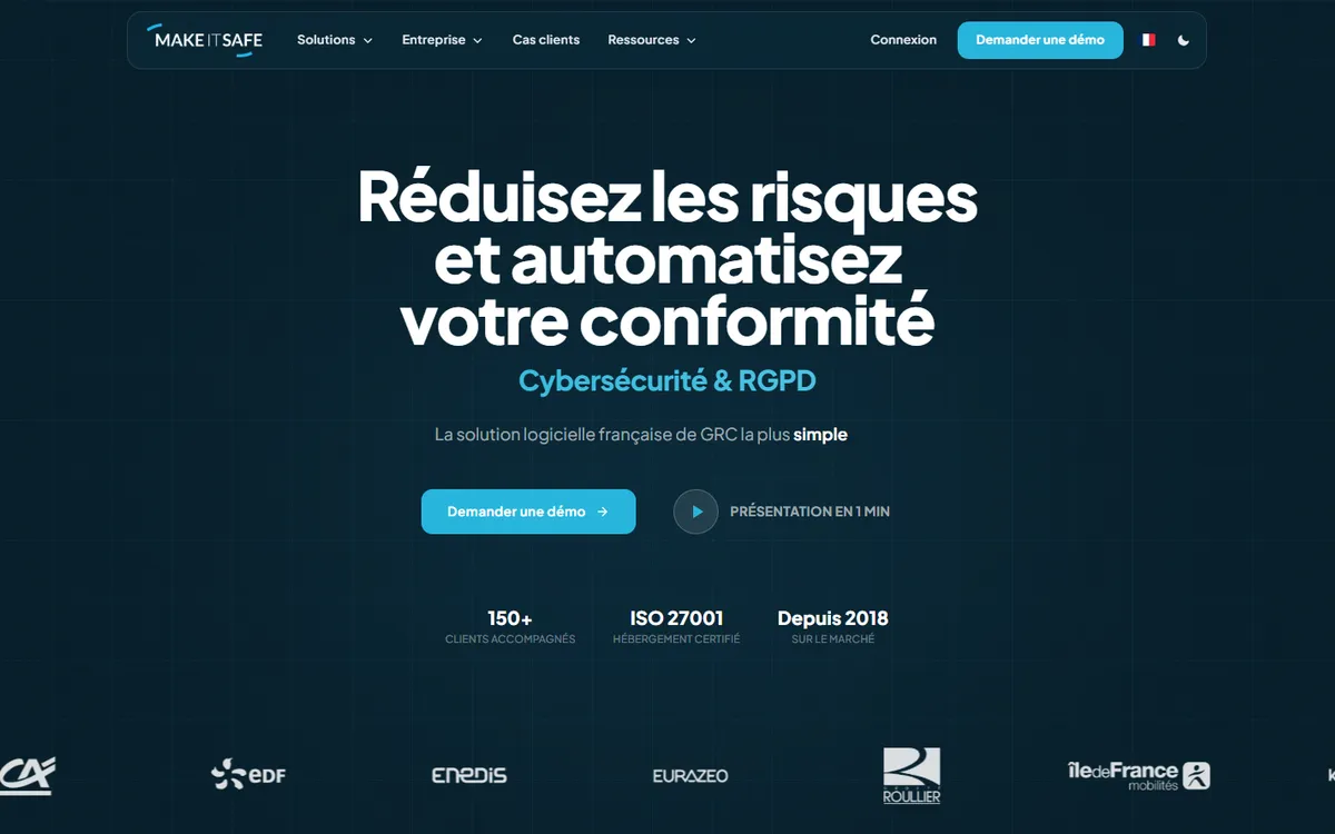 Make IT Safe : le site après la refonte