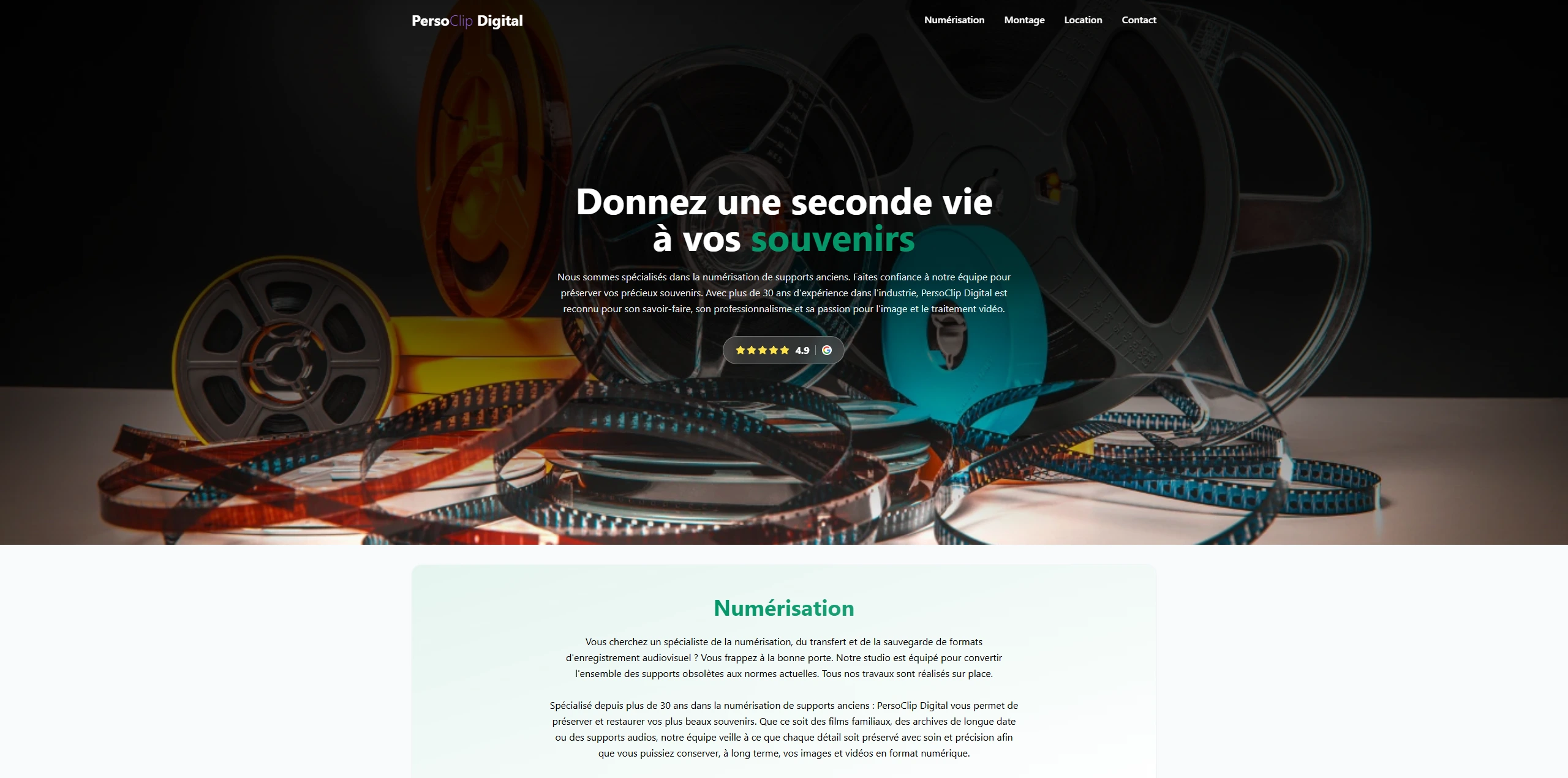 Site web - Hervé, dirigeant de PersoClip Digital